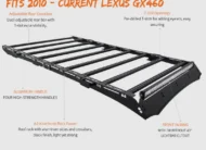 Lexus GX460 (2010-2023) Roof Rack Platform — Modular Lightweight Aluminum
