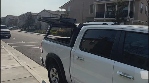 RAM 1500 Truck Bed Cap 2019-2025 6.4ft | TKMAUTO Premium Aluminum Camper Shell