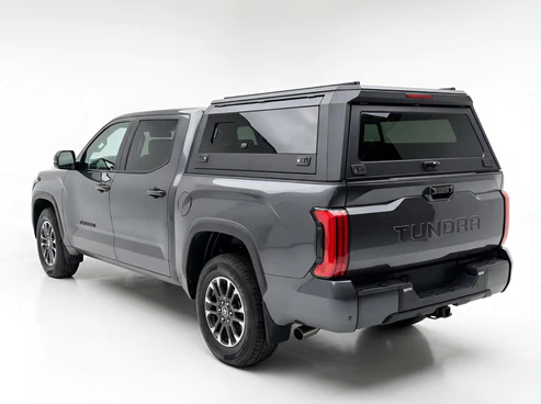 Toyota Tacoma 2016-2023 5ft | TKMAUTO Aluminum Truck Bed Cap Side Windows