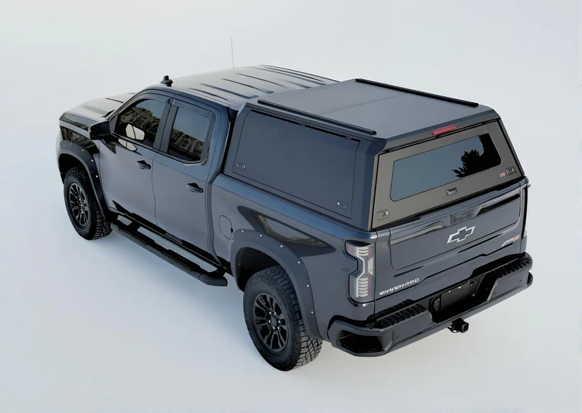 GMC Sierra & Chevrolet Silverado 1500 2019-2026 5.8ft | TKMAUTO Aluminum Truck Bed Cap