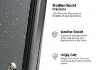 Jeep Gladiator 2020-2025 5ft | TKMAUTO Aluminum Truck Bed Cap Side Windows