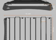 Toyota 4Runner (2010-2024) Roof Rack Platform 5th Gen — Steel Frame + Aluminum Crossbars
