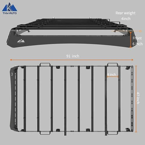 Toyota 4Runner (2010-2024) Roof Rack Platform 5th Gen — Steel Frame + Aluminum Crossbars