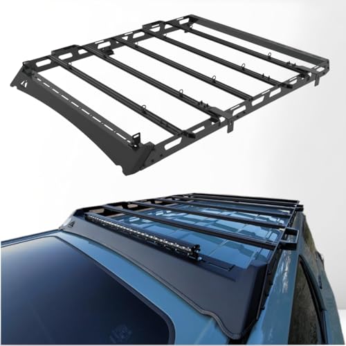 Toyota 4Runner (2010-2024) Roof Rack Platform 5th Gen — Low Profile, Steel Frame + Aluminum Bars
