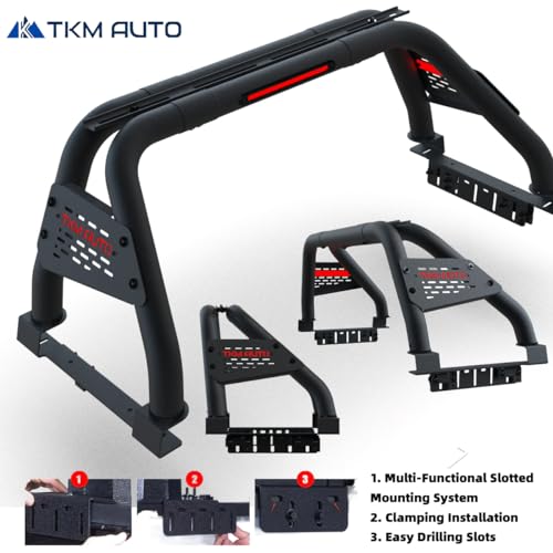 SRB-L016 Sport Bar Roll Bar F150 Silverado Ram Black Steel