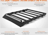 Toyota Tacoma (2024+) Roof Rack Platform 4th Gen Double Cab — Lightweight Full Aluminum
