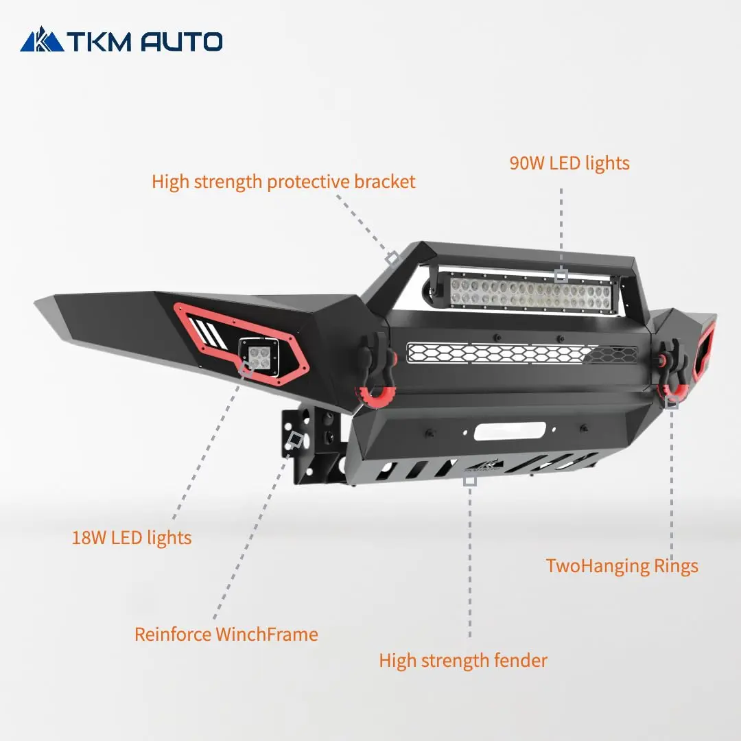 Tacoma Front Bumper 2005-2015 Heavy Duty Steel Off-Road