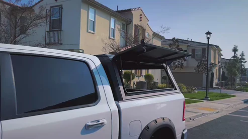 RAM 1500 Truck Bed Cap 2009-2018 6.4ft | TKMAUTO Premium Aluminum Camper Shell