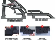 SRB005 Sport Bar Roll Bar with Side Rails Full-Size F150 Silverado Ram