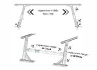TKMAUTO Black Universal Heavy Duty Truck Bed Rack – Adjustable Height, Extendable, Aluminum Cross Bars for Most Pick-Up Trucks Ram Silverado Tundra F150