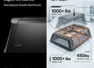 Jeep Gladiator 2020-2025 5ft | TKMAUTO Aluminum Truck Bed Cap Side Windows