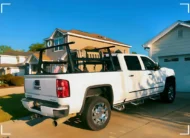 TKMAUTO Black Universal Heavy Duty Truck Bed Rack – Adjustable Height, Extendable, Aluminum Cross Bars for Most Pick-Up Trucks Ram Silverado Tundra F150