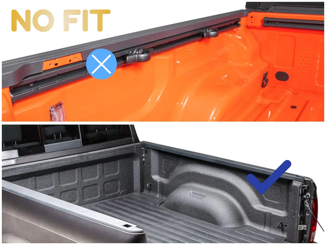TKMAUTO Black Universal Heavy Duty Truck Bed Rack – Adjustable Height, Extendable, Aluminum Cross Bars for Most Pick-Up Trucks Ram Silverado Tundra F150