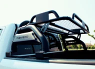 Sport Bar Roll Bar with Cargo Basket Tacoma Ranger Colorado Black Steel