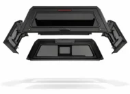 GMC Sierra & Silverado 1500 2019-2025 6.5ft | TKMAUTO Aluminum Truck Bed Cap Side Windows