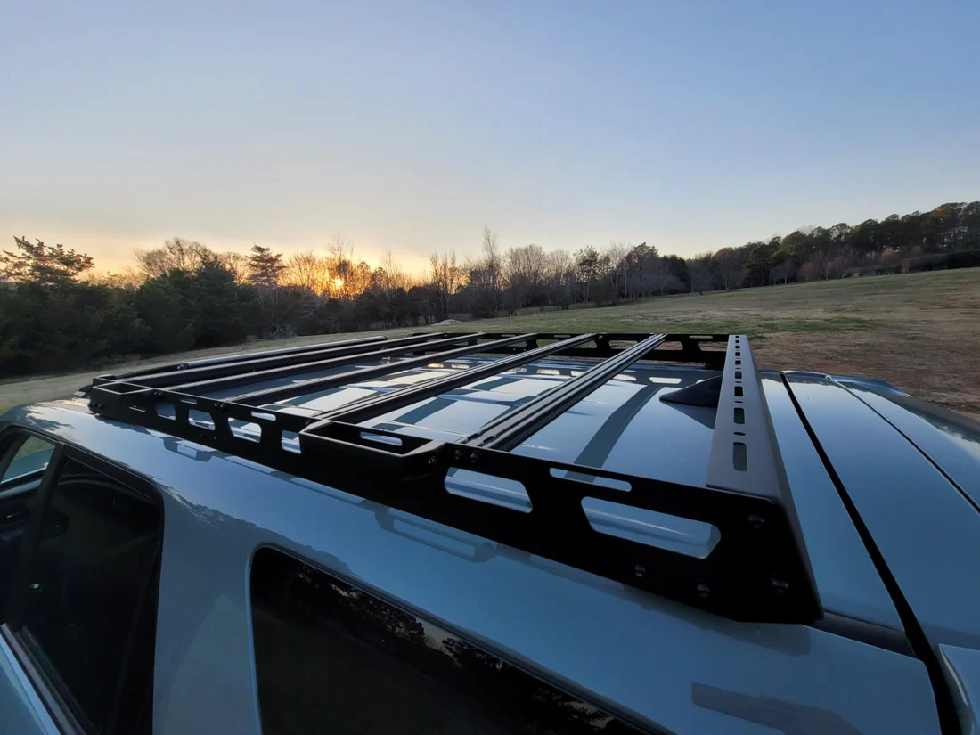 Toyota 4Runner (2010-2024) Roof Rack Platform 5th Gen — Low Profile, Steel Frame + Aluminum Bars