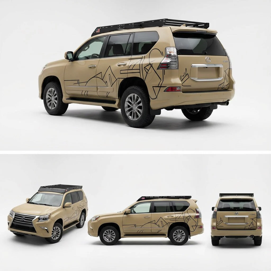 Lexus GX460 (2010-2023) Roof Rack Platform — Modular Lightweight Aluminum