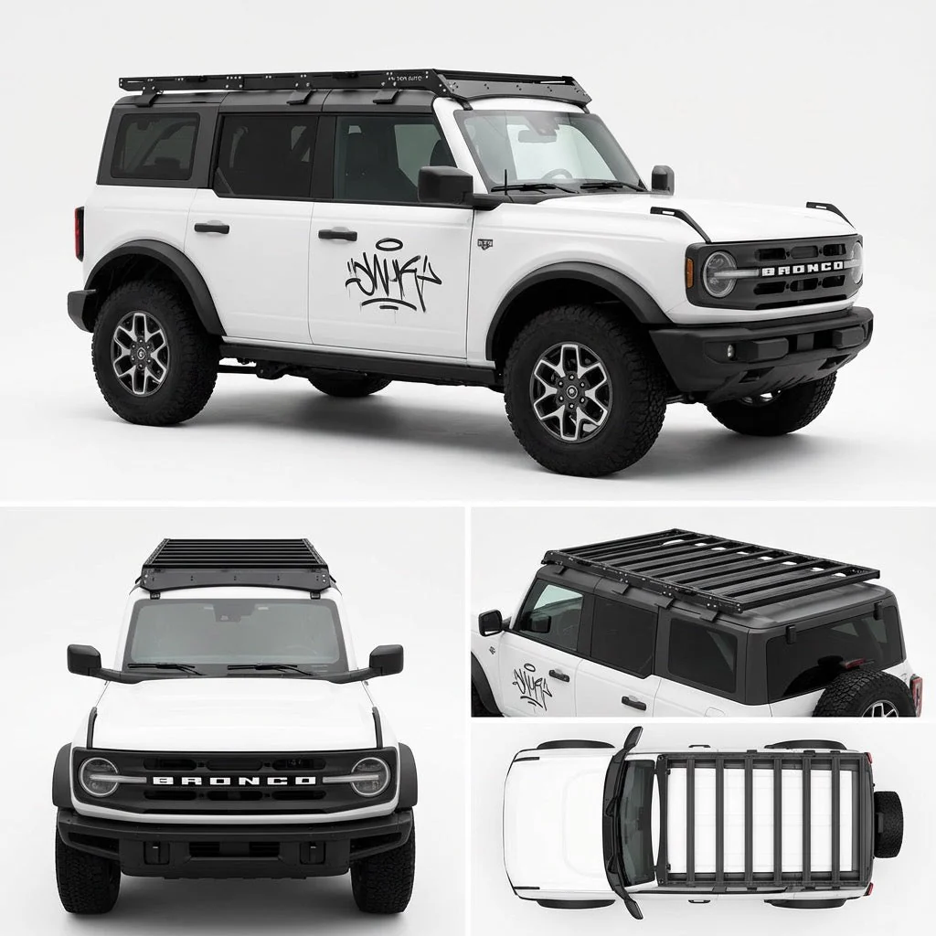 Ford Bronco (2021-2025) Roof Rack Platform 4-Door — Modular Lightweight Aluminum