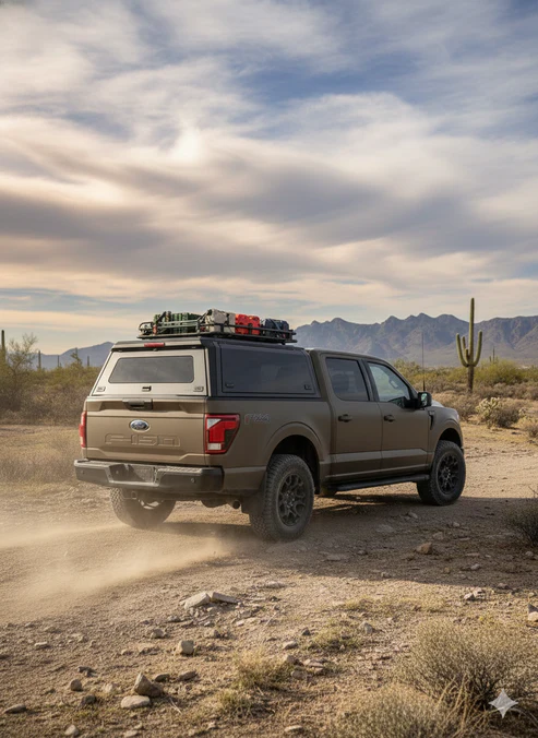 Toyota Tundra Truck Bed Cap 2007-2021 5.5ft | TKMAUTO Aluminum Topper Canopy
