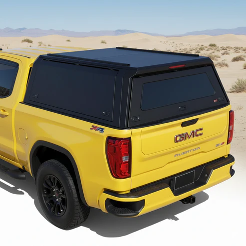GMC Sierra & Chevy Silverado 1500 2007-2018 6.5ft | TKMAUTO Aluminum Truck Bed Cap