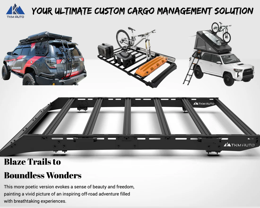 Toyota Tacoma (2024+) Roof Rack Platform 4th Gen Double Cab — Lightweight Full Aluminum