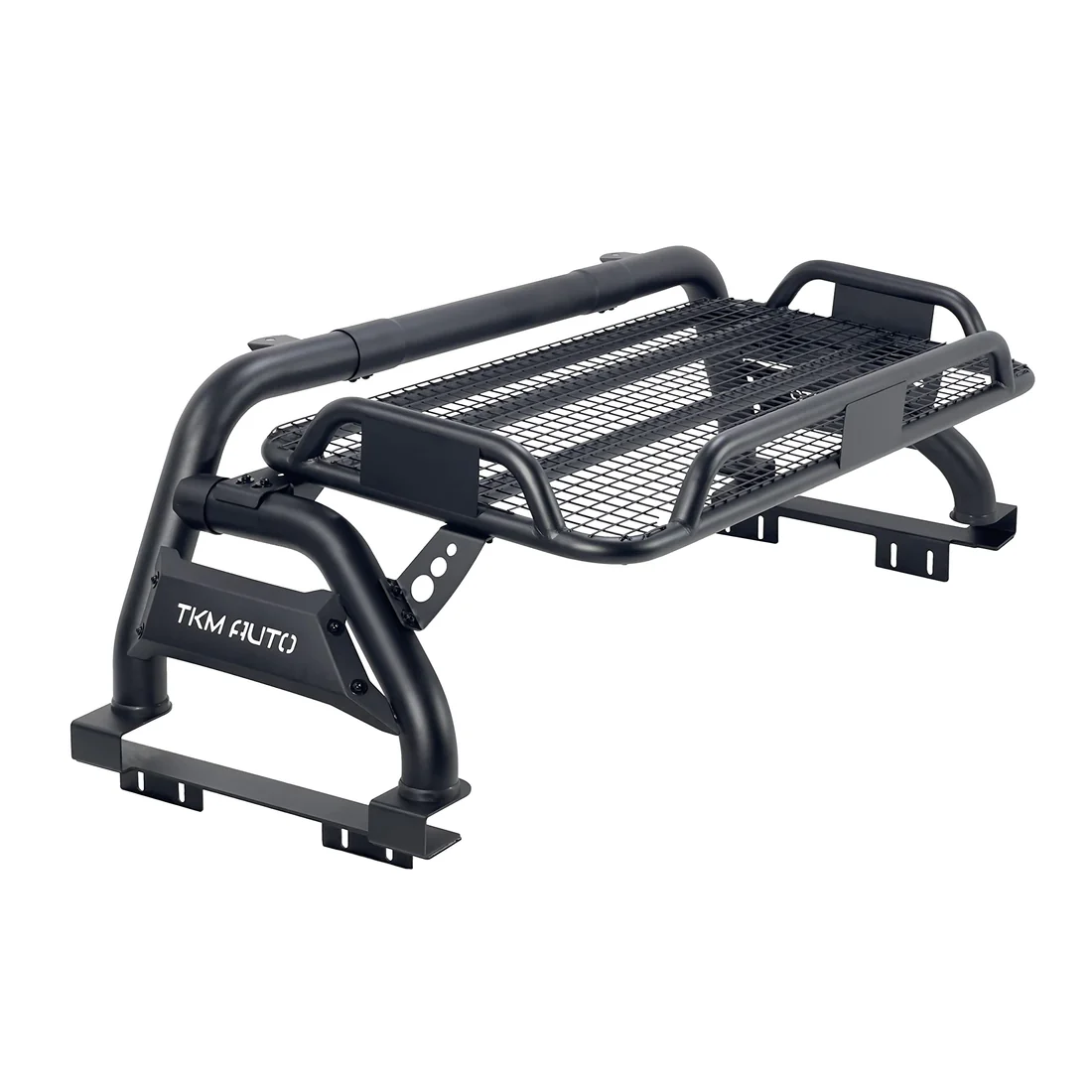 Sport Bar Roll Bar with Cargo Basket Tacoma Ranger Colorado Black Steel
