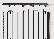 Jeep Wrangler JL (2018-2026) Roof Rack Platform 4-Door — Full Length, Steel Frame + Aluminum Crossbars