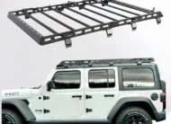 Jeep Wrangler JL (2018-2026) Roof Rack Platform 4-Door — Full Length, Steel Frame + Aluminum Crossbars