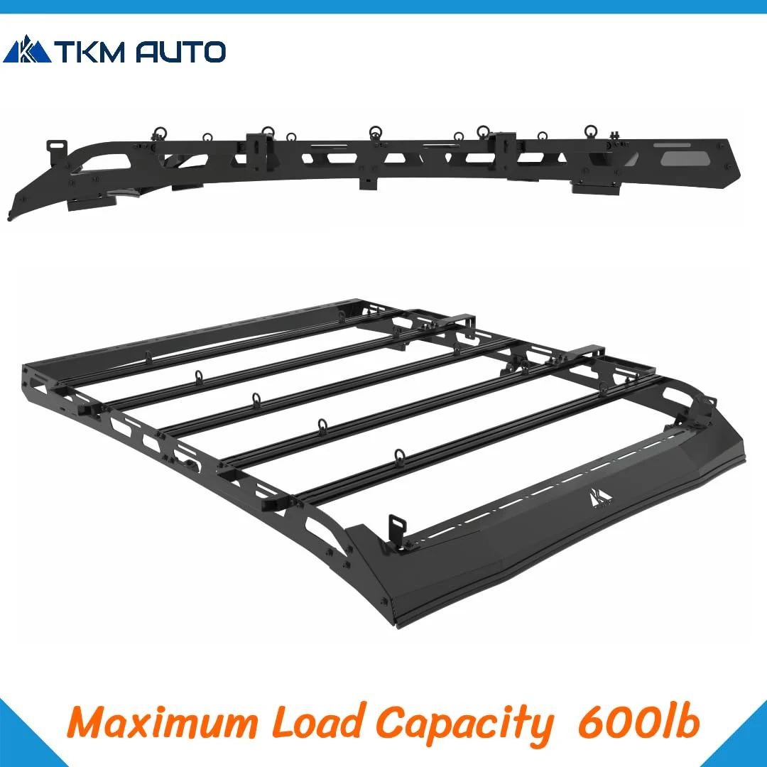 Toyota Tacoma (2005-2023) Roof Rack Platform Double Cab — Steel Frame + Aluminum Crossbars