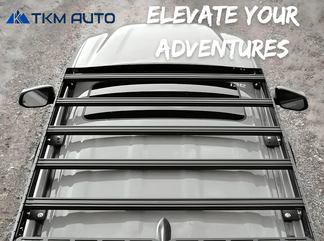 Toyota Tacoma (2005-2023) Roof Rack Platform Double Cab — Steel Frame + Aluminum Crossbars