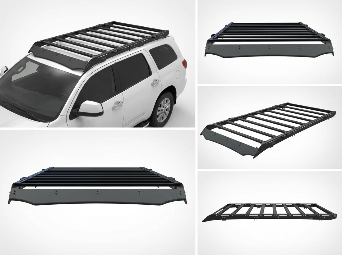 Lexus LX570 (2008-2021) Roof Rack Platform — Full Size Lightweight Aluminum