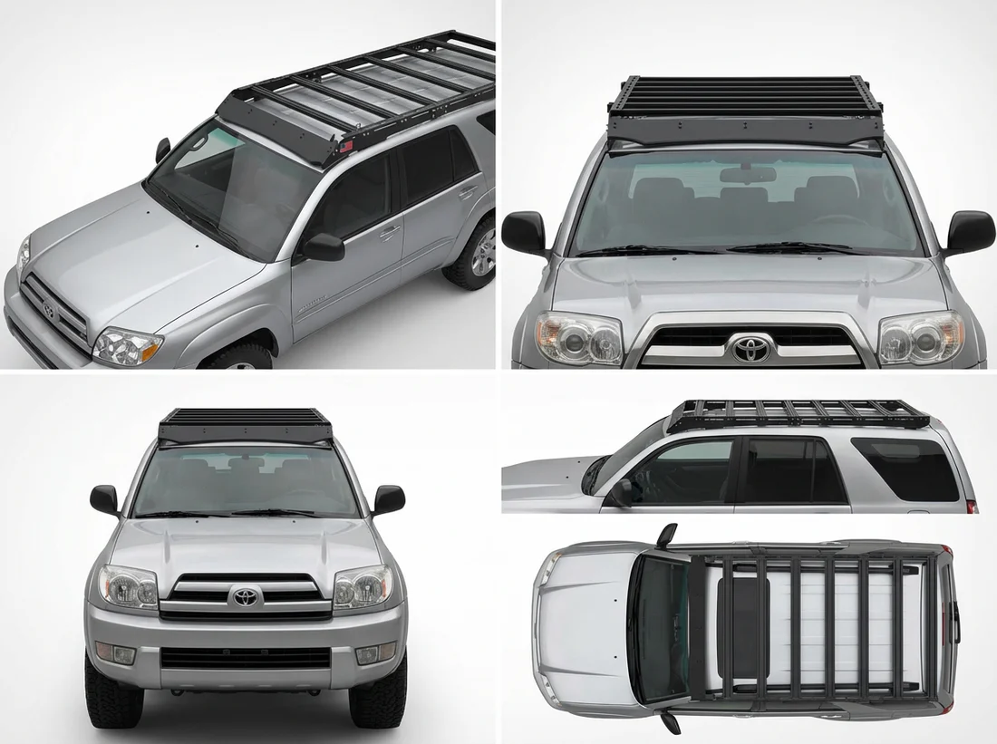 Toyota 4Runner (2003-2009) Roof Rack Platform 4th Gen — Lightweight Full Aluminum