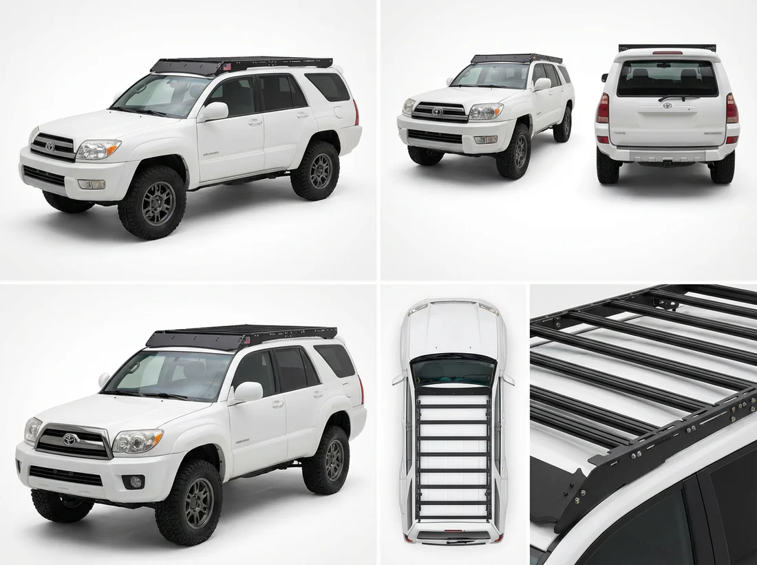 Toyota 4Runner (2003-2009) Roof Rack Platform 4th Gen — Lightweight Full Aluminum