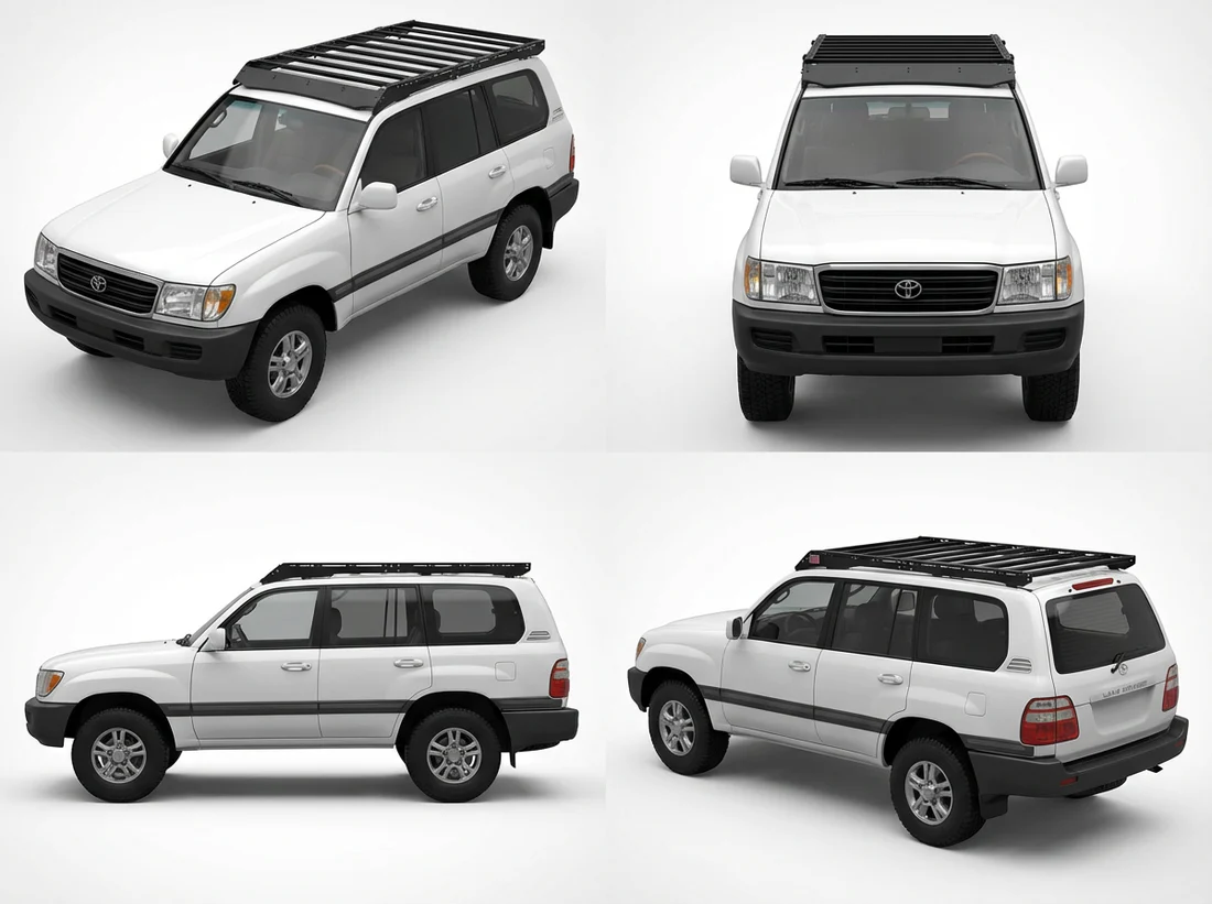 Toyota RAV4 (2019-2025) Roof Rack Platform — Modular Aluminum | Drill-Mount Install