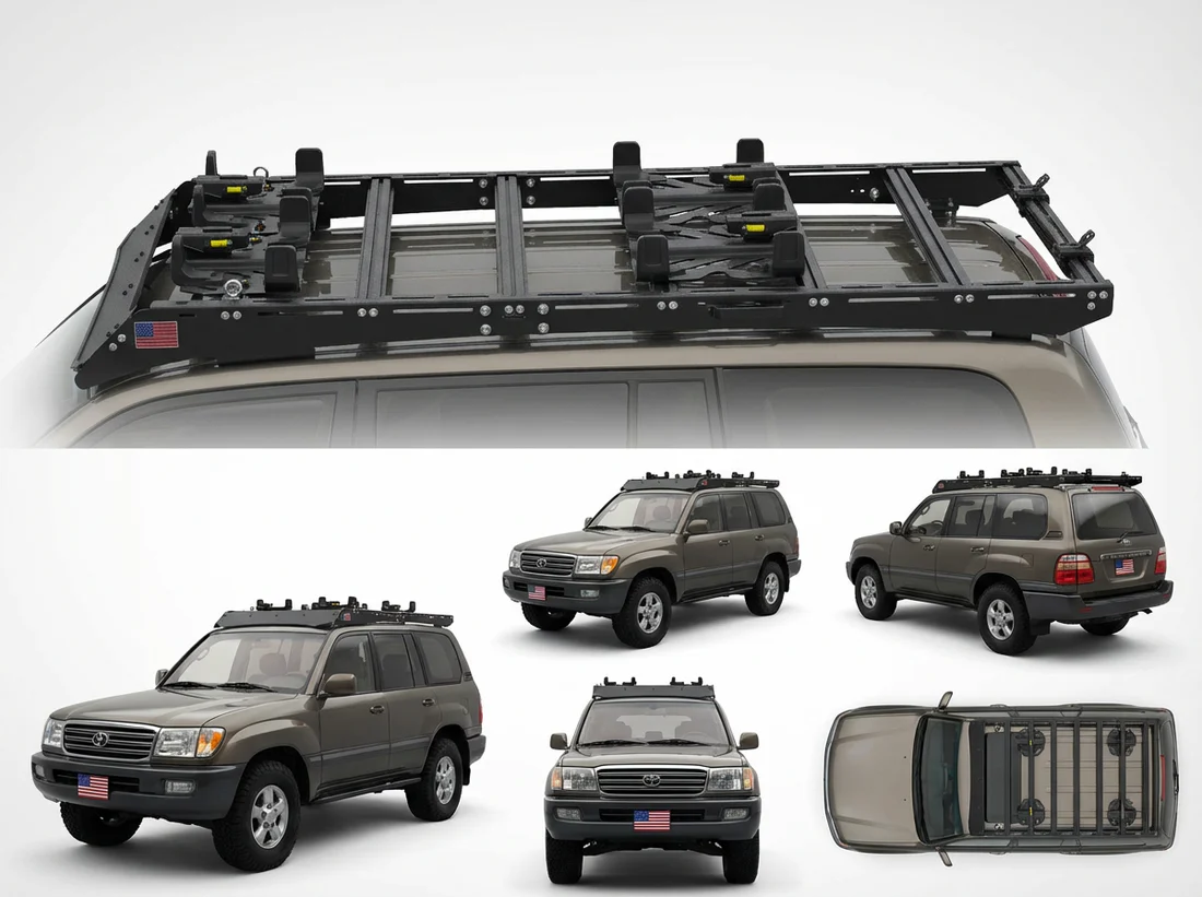 Toyota RAV4 (2019-2025) Roof Rack Platform — Modular Aluminum | Drill-Mount Install