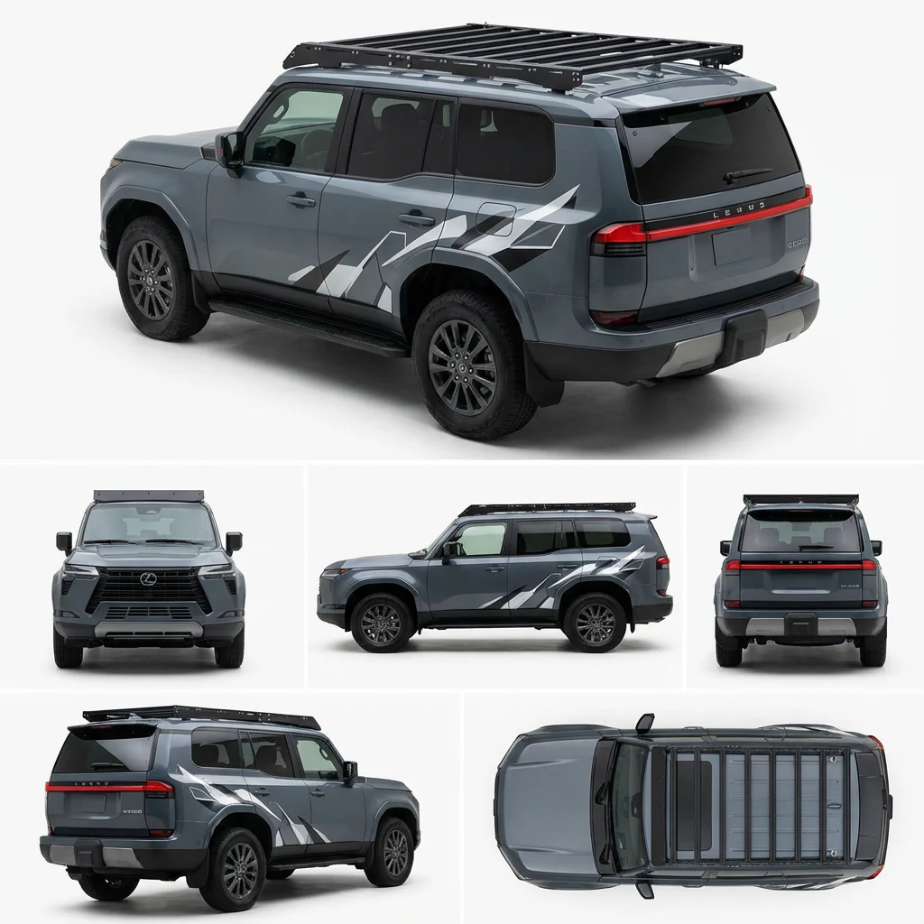 Lexus GX550 (2024-2025) Roof Rack Platform — Modular Lightweight Aluminum