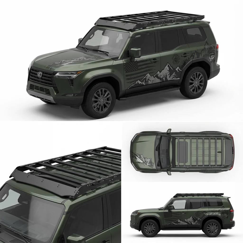 Lexus GX550 (2024-2025) Roof Rack Platform — Modular Lightweight Aluminum