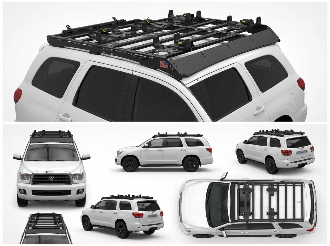 Toyota Sequoia (2008-2022) Roof Rack Platform — Full Size Lightweight Aluminum