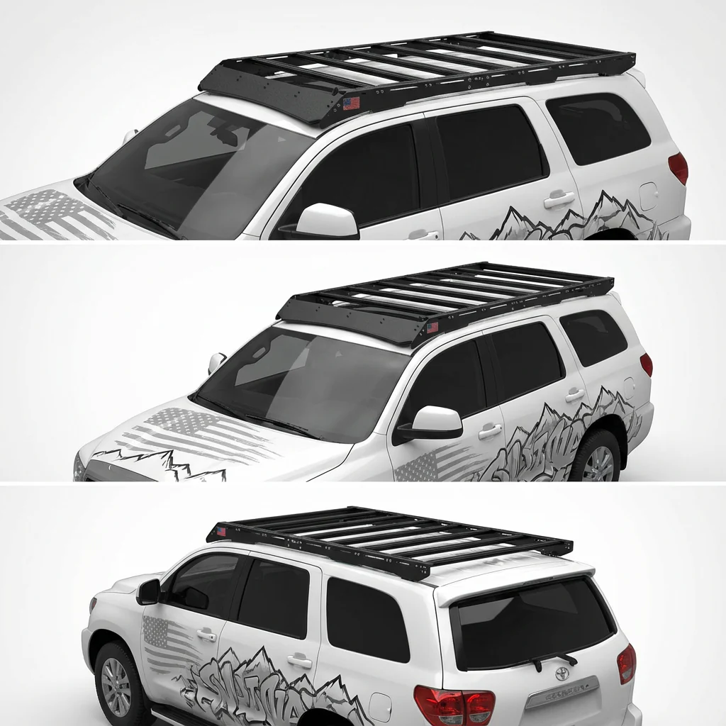 Toyota Sequoia (2008-2022) Roof Rack Platform — Full Size Lightweight Aluminum