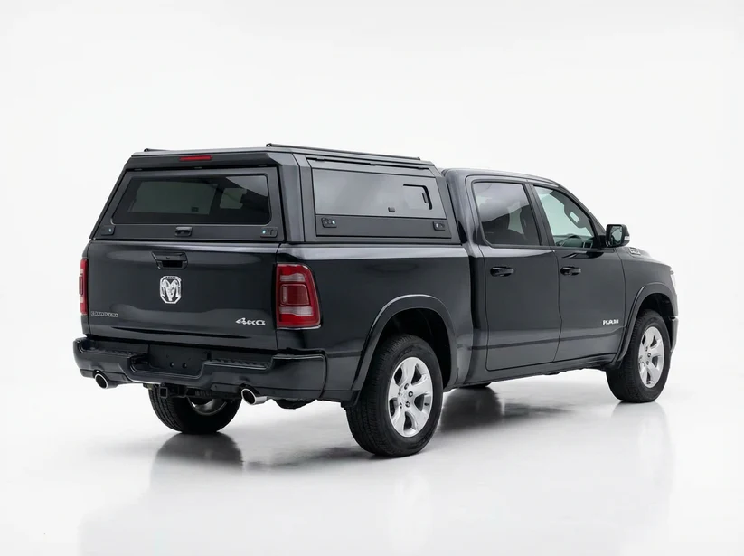 RAM 1500 2019-2025 5.5ft | TKMAUTO Aluminum Truck Bed Cap Side Windows