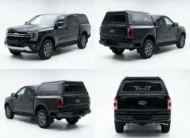 Toyota Tacoma 2024-2026 5ft | TKMAUTO Aluminum Truck Bed Cap Side Windows