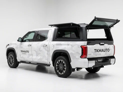 Toyota Tacoma Truck Bed Cap 2016-2023 6ft | TKMAUTO Aluminum Topper Canopy