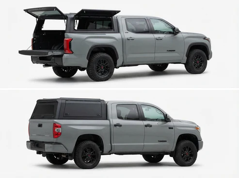 Toyota Tundra Truck Bed Cap 2022-2026 6.5ft | TKMAUTO Aluminum Topper Canopy