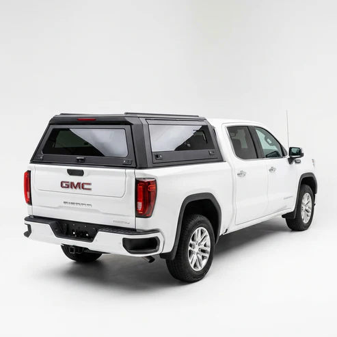 GMC Sierra & Silverado 1500 2007-2018 6.5ft | TKMAUTO Aluminum Truck Bed Cap Side Windows