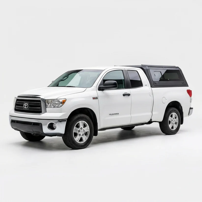 Toyota Tundra 2007-2021 5.5ft | TKMAUTO Aluminum Truck Bed Cap Side Windows