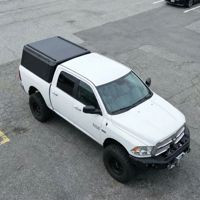 RAM 1500 2009-2018 5.5ft | TKMAUTO Aluminum Truck Bed Cap Gullwing
