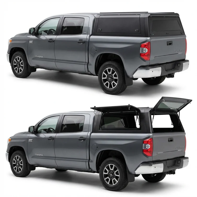 Toyota Tacoma Truck Bed Cap 2024-2026 6ft | TKMAUTO Aluminum Topper Canopy