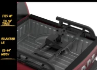 SRB-R002 Spare Tire Carrier Full-Size Mid-Size Trucks Black Steel