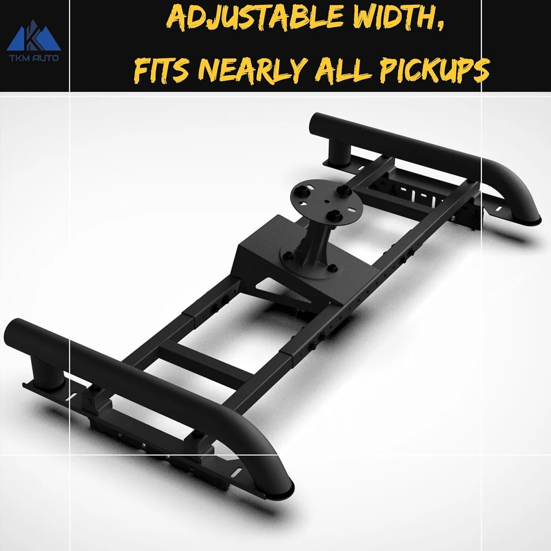 SRB-R002 Spare Tire Carrier Full-Size Mid-Size Trucks Black Steel