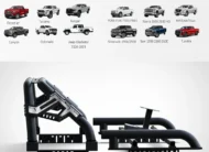 SRB-R002 Spare Tire Carrier Full-Size Mid-Size Trucks Black Steel